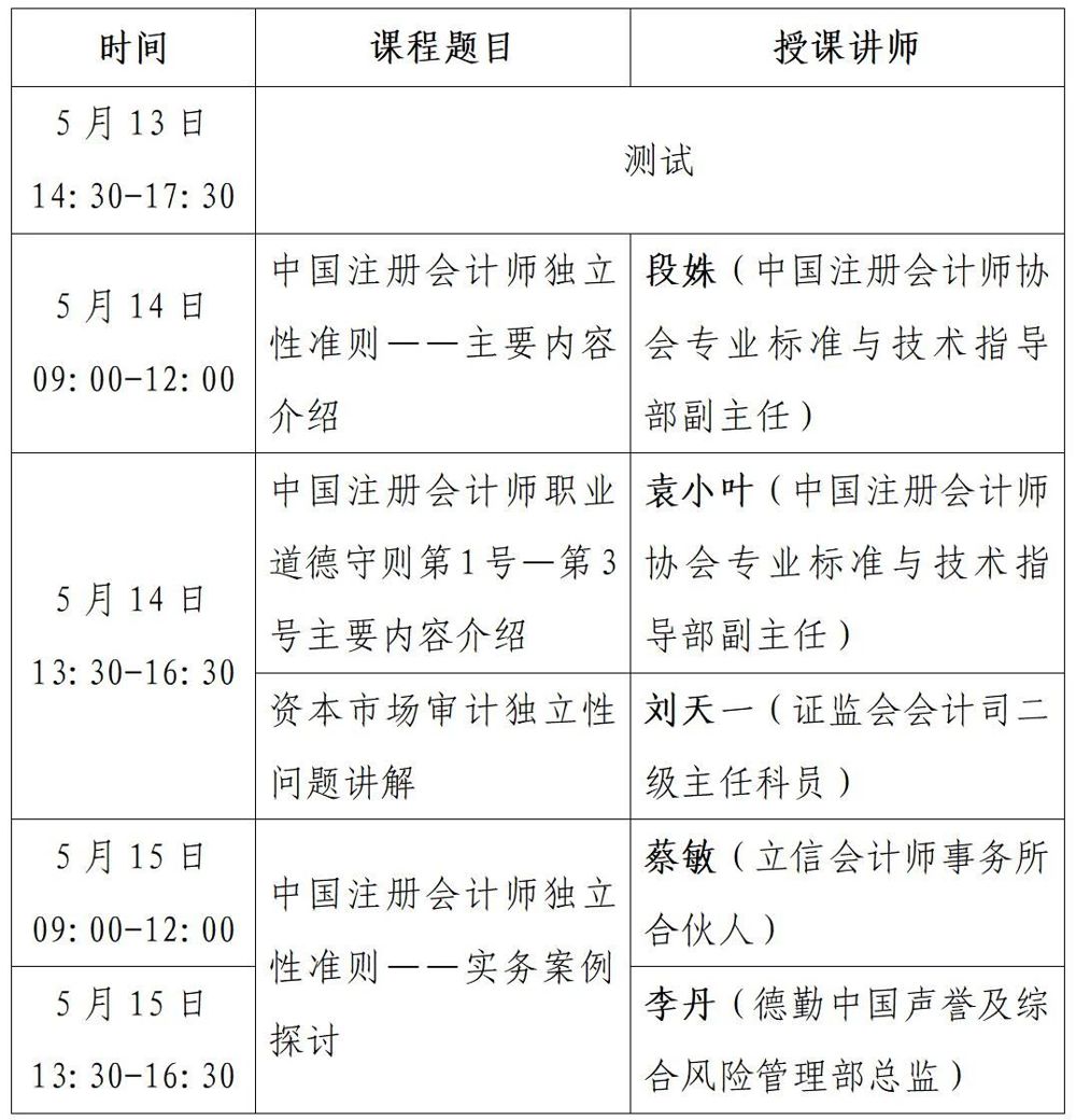 课程